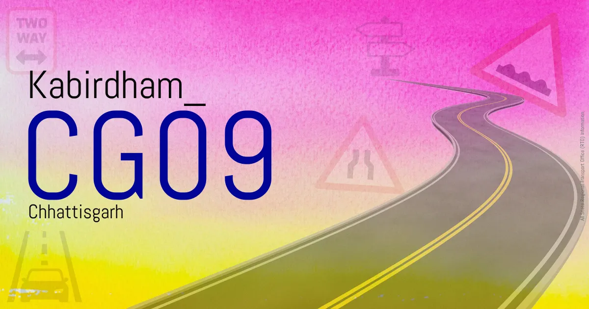 CG09 Kabirdham
 RTO