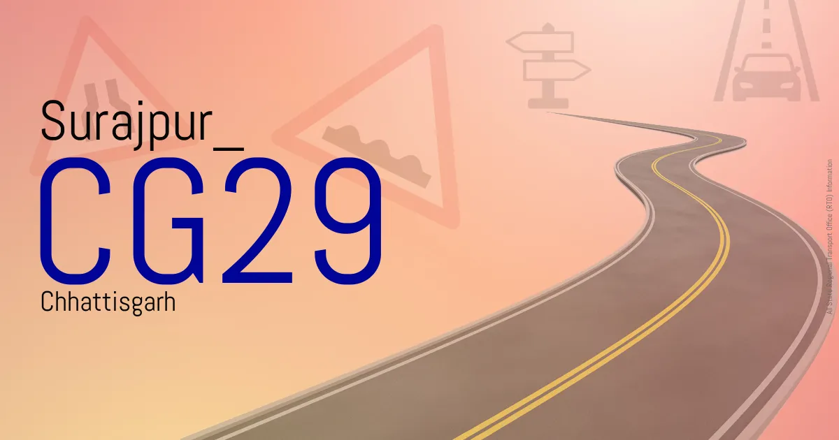 CG29 Surajpur
 RTO