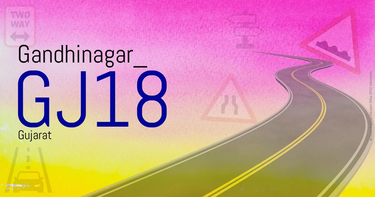GJ18 Gandhinagar RTO