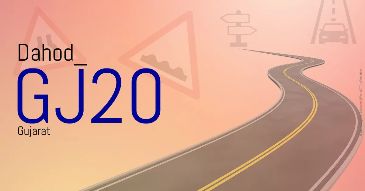 GJ20 Dahod
 RTO