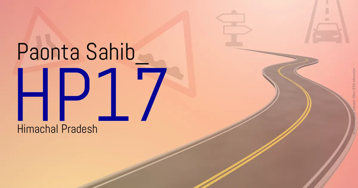 HP17 Paonta Sahib
 RTO