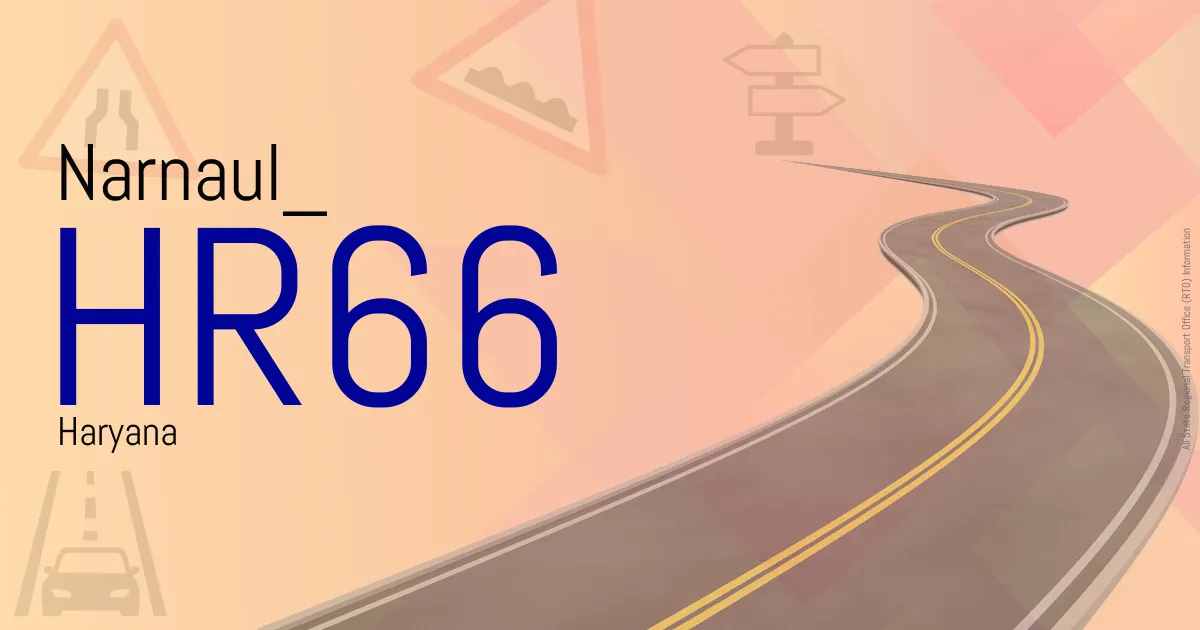 HR66 Narnaul
 RTO