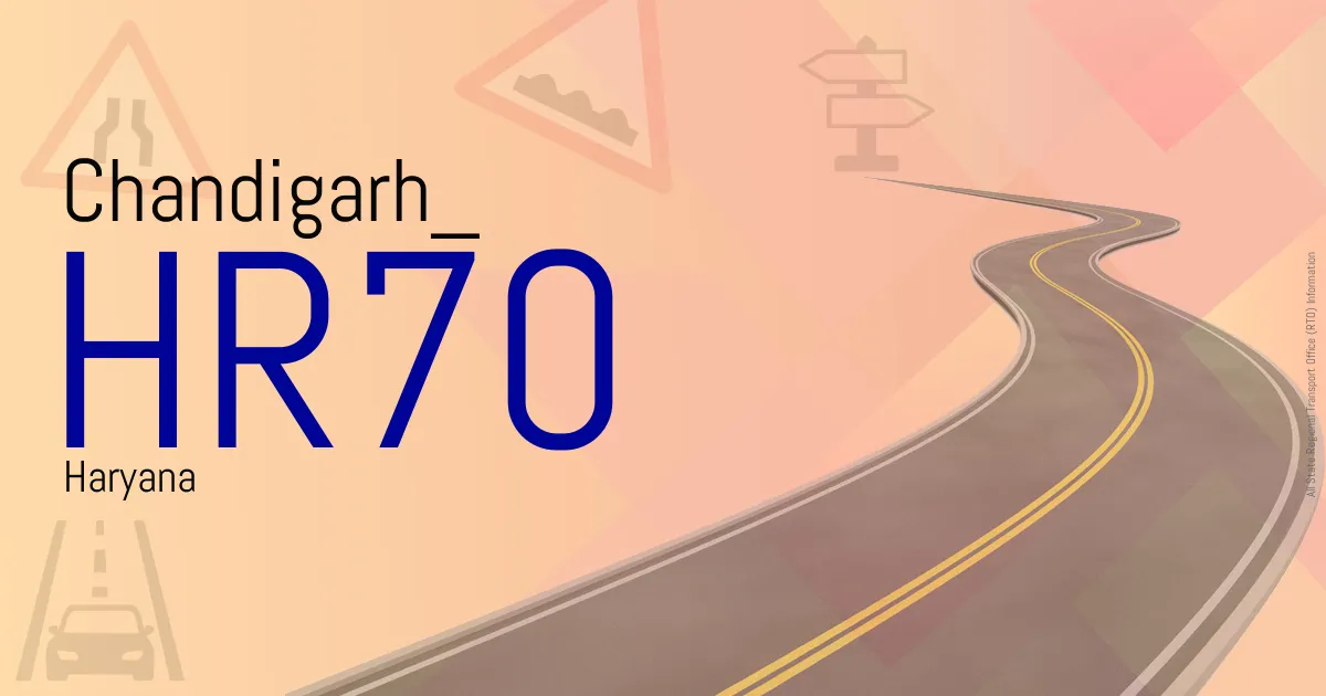 HR70 Chandigarh
 RTO