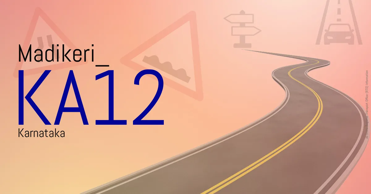 KA12 Madikeri
 RTO