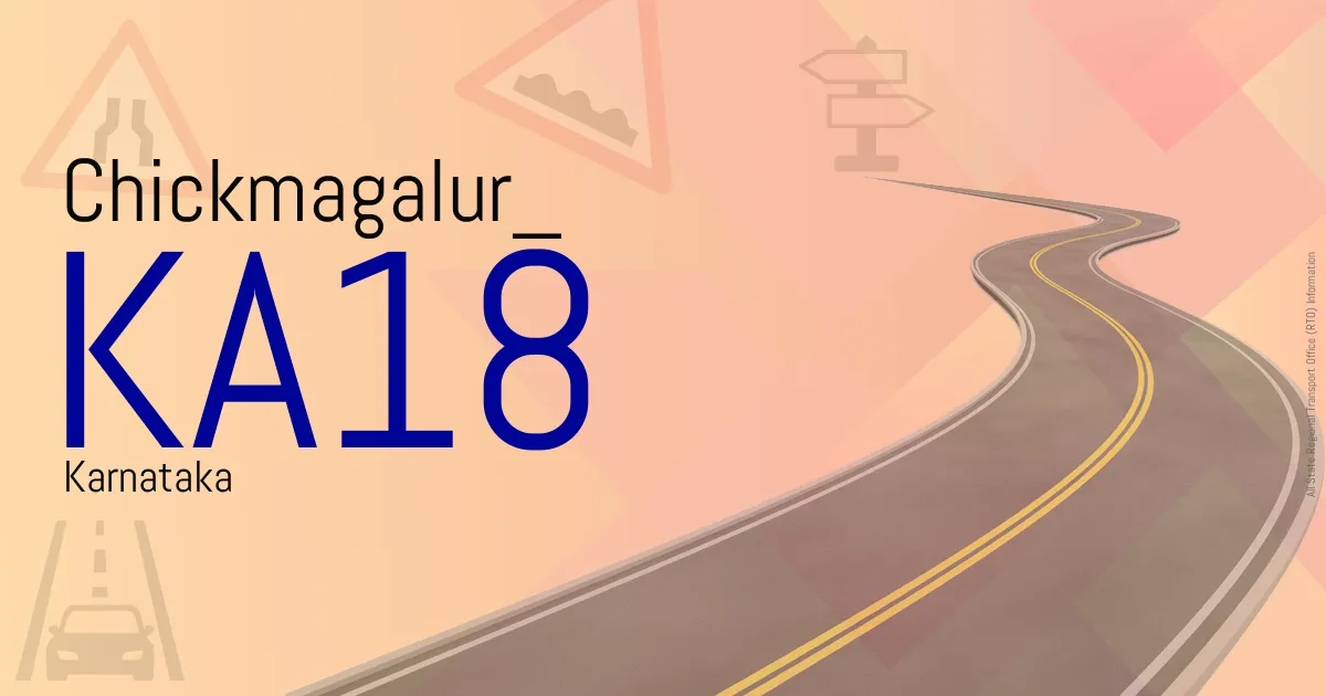 KA18 Chickmagalur
 RTO