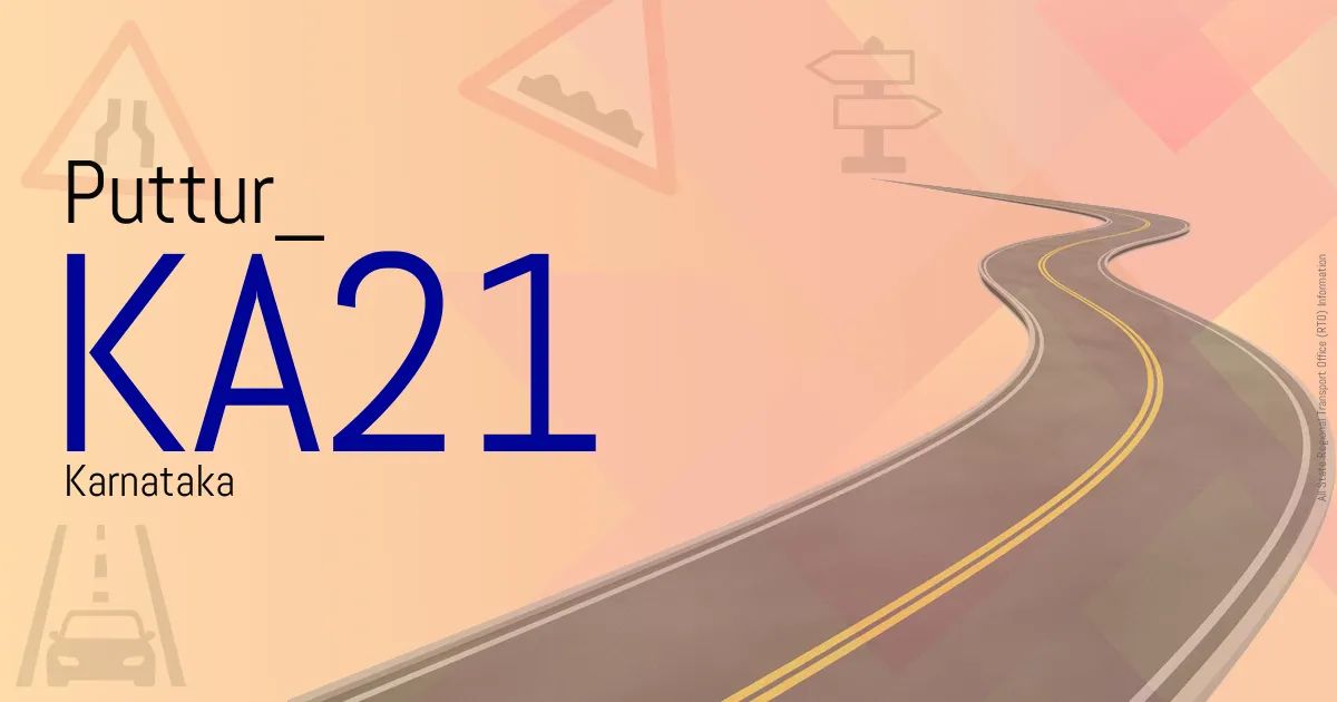 KA21 Puttur
 RTO