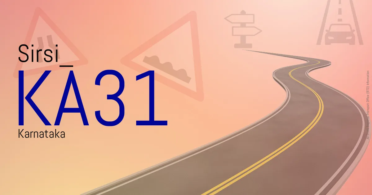 KA31 Sirsi
 RTO