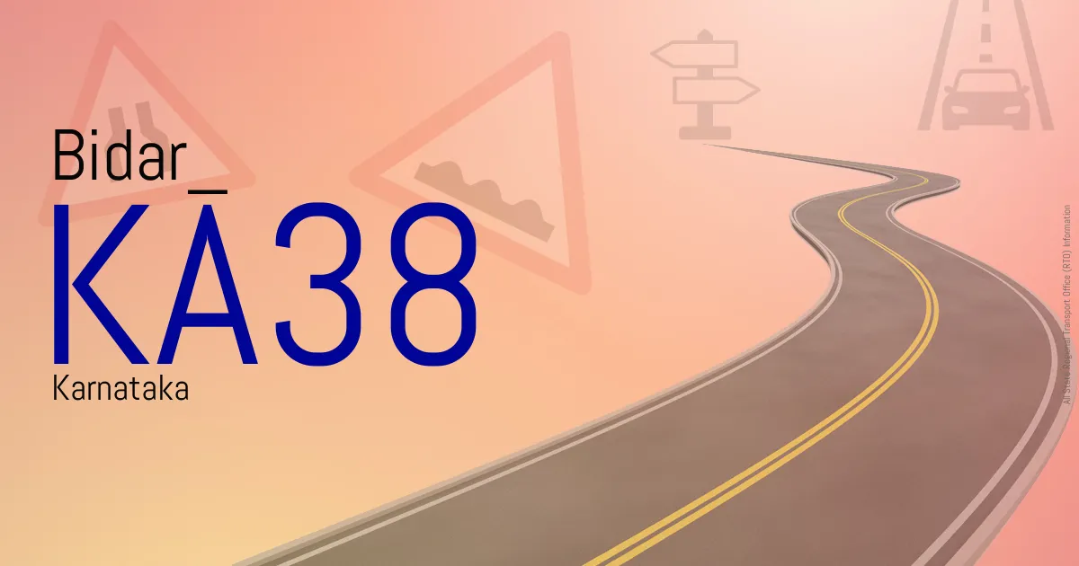 KA38 Bidar
 RTO