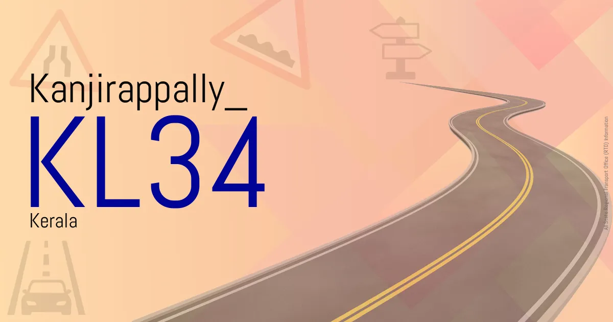 KL34 Kanjirappally
 RTO