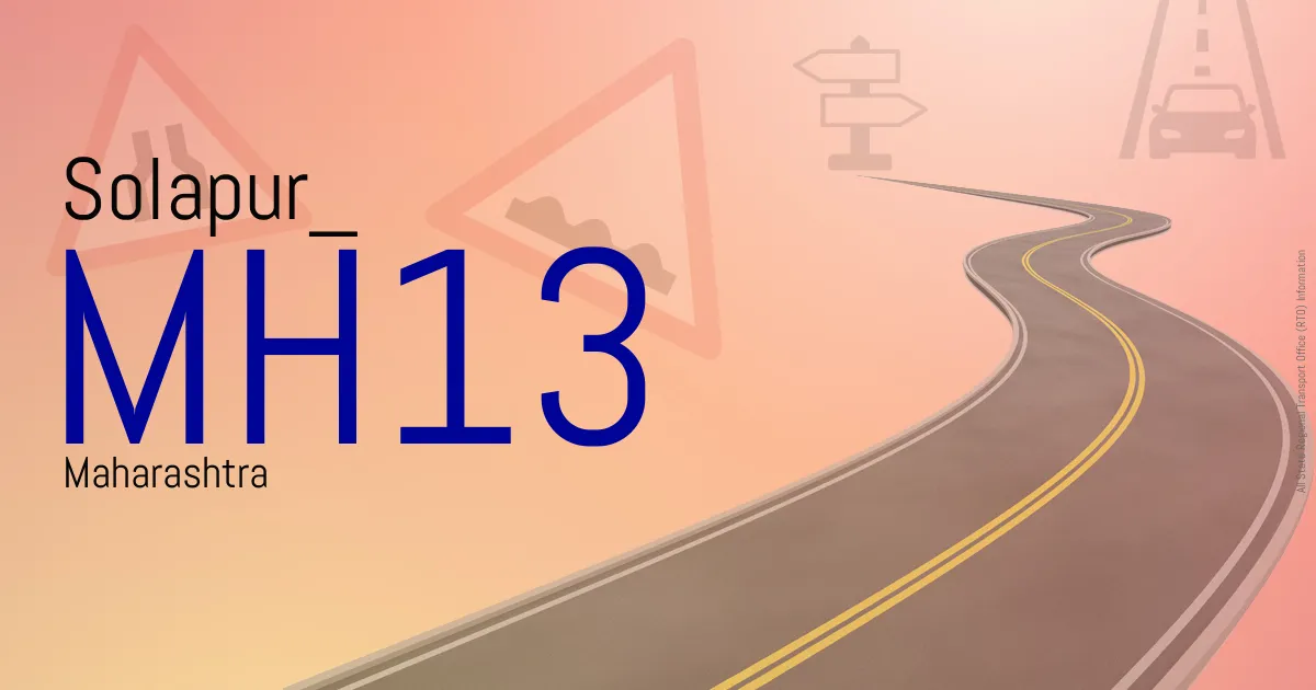MH13 Solapur
 RTO