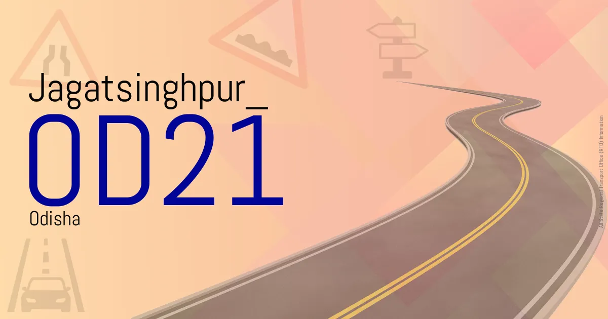 OD21 Jagatsinghpur
 RTO