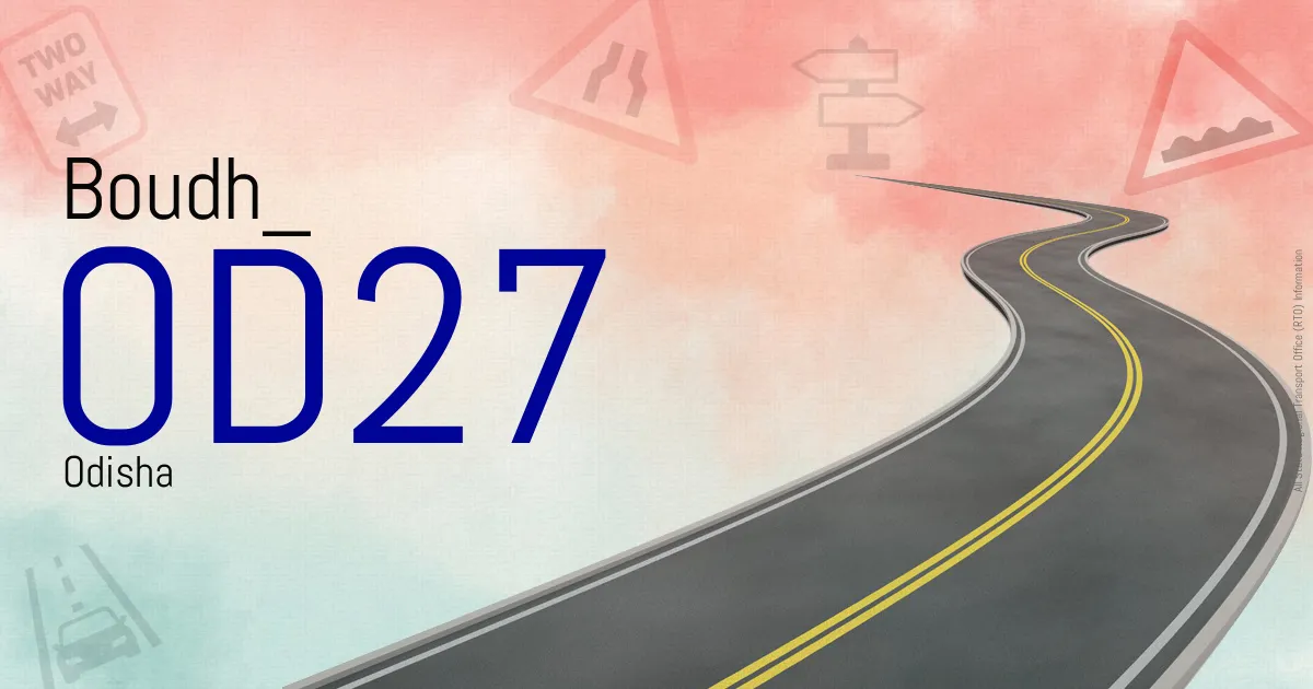 OD27 Boudh
 RTO