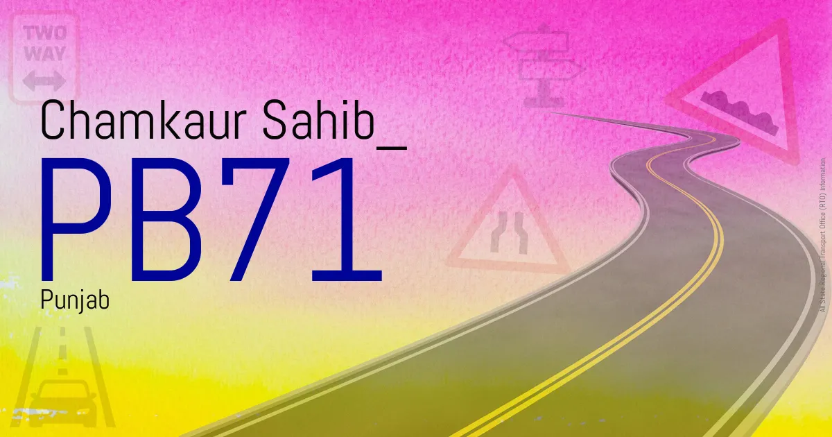 PB71 Chamkaur Sahib
 RTO