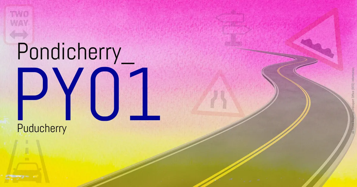 PY01 Pondicherry
 RTO