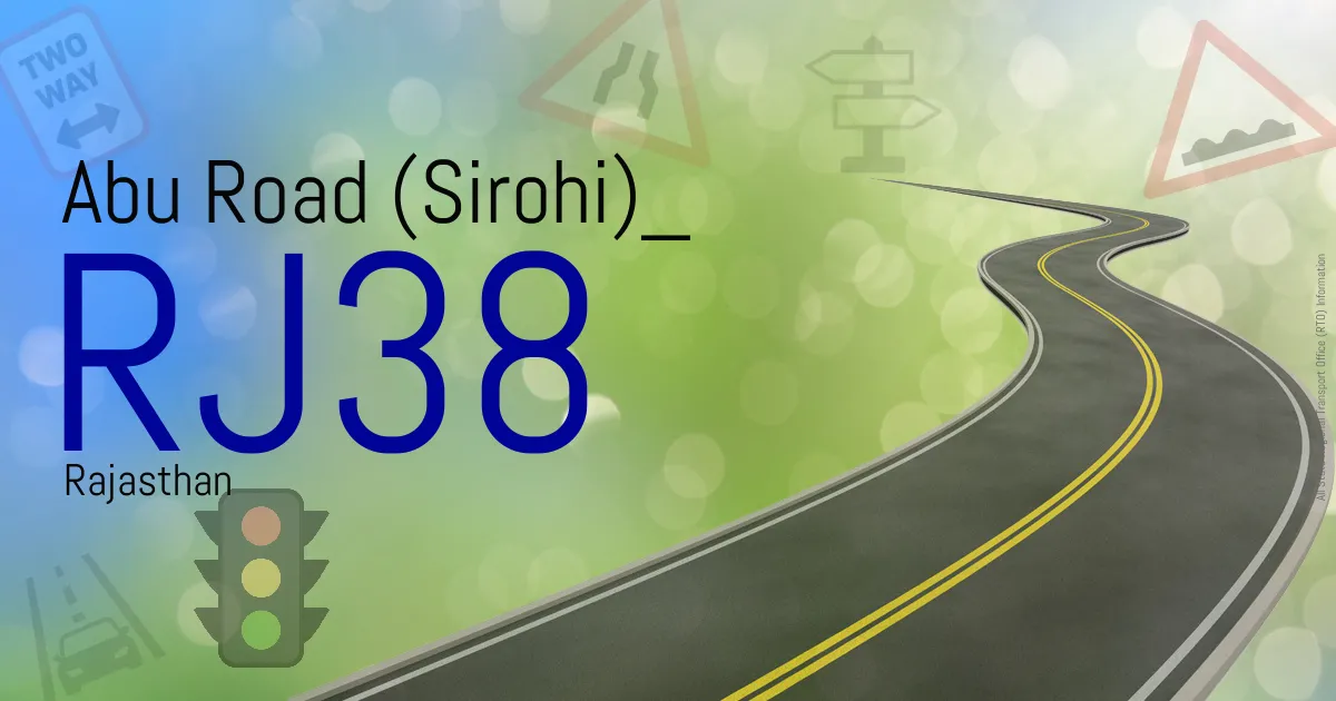 RJ38 Abu Road (Sirohi) RTO