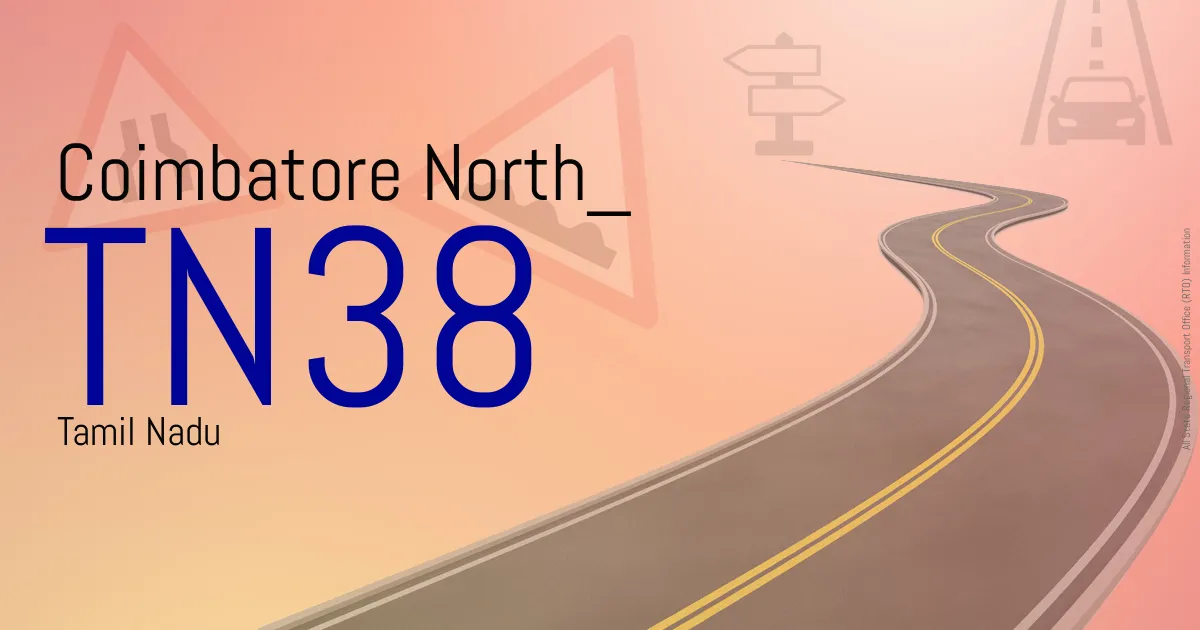 TN38 Coimbatore North
 RTO