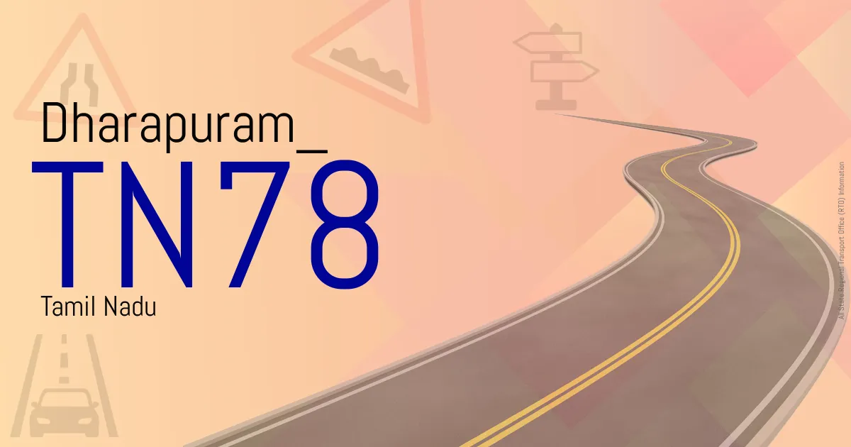 TN78 Dharapuram
 RTO