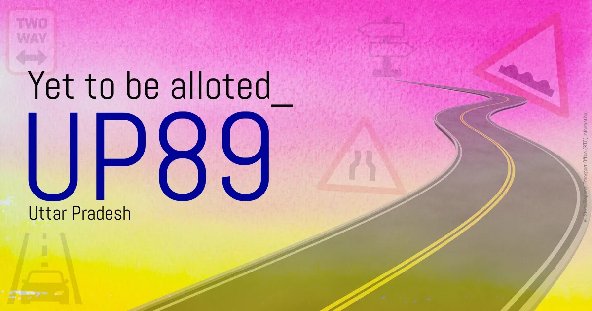 UP89 Yet to be alloted
 RTO