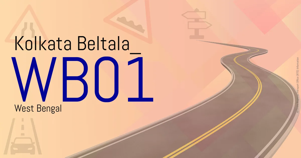 WB01 Kolkata Beltala RTO