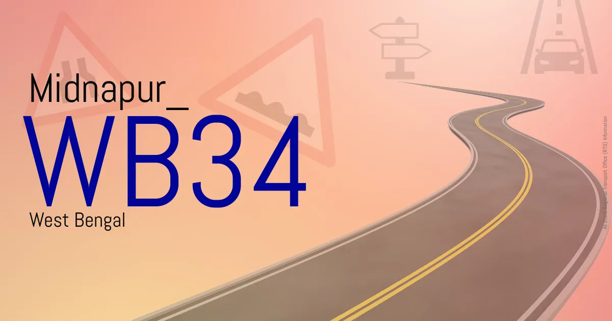 WB34 Midnapur
 RTO