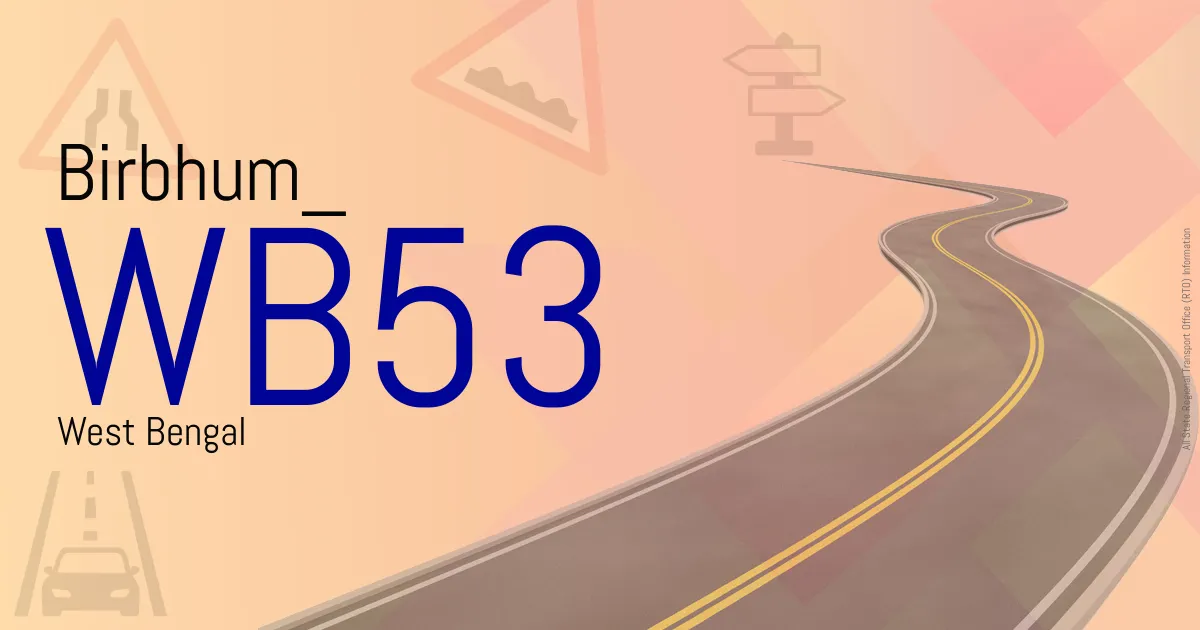 WB53 Birbhum
 RTO