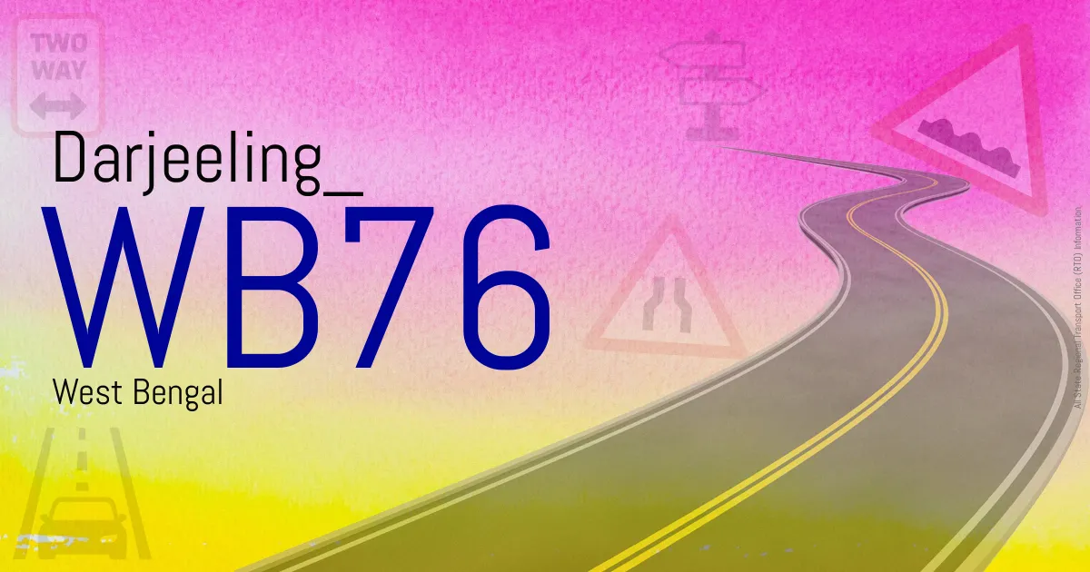 WB76 Darjeeling
 RTO