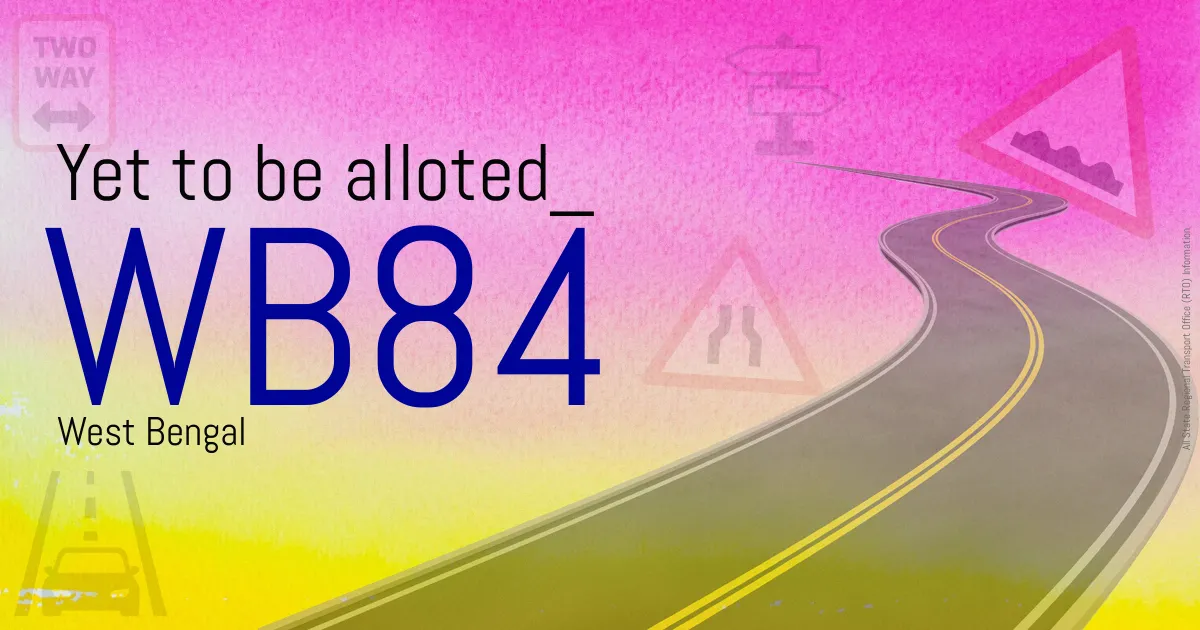 WB84 Yet to be alloted
 RTO