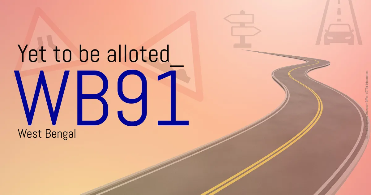 WB91 Yet to be alloted RTO